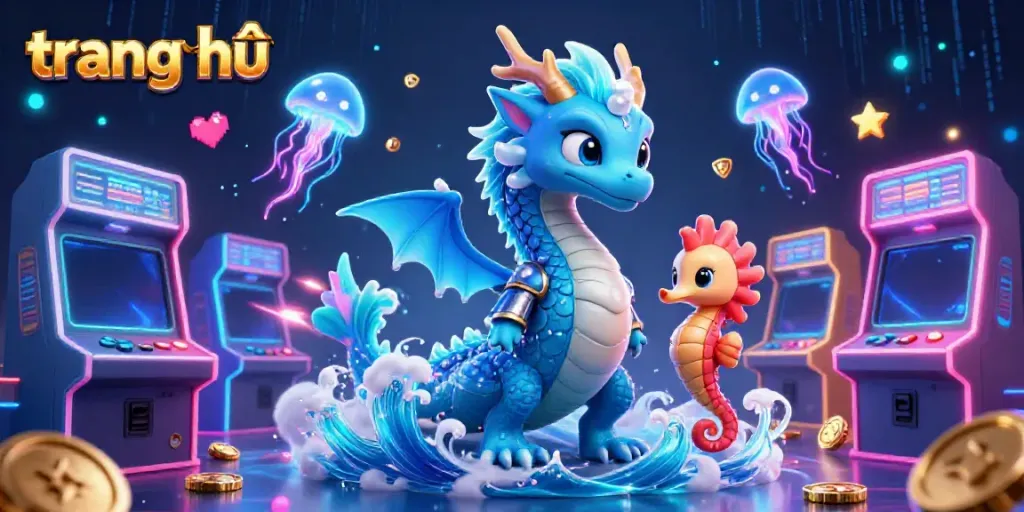 Experience thrilling online gaming at trang chủ with vibrant characters and energetic casino elements.